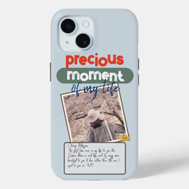 Fun Playful Photo Diary Journal of Life Adventure Case-Mate iPhone Case (Back)