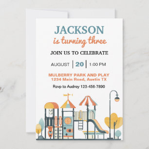 Fun Playground Birthday Party Invitation