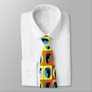 Fun Podiatrist Pop Art Tie