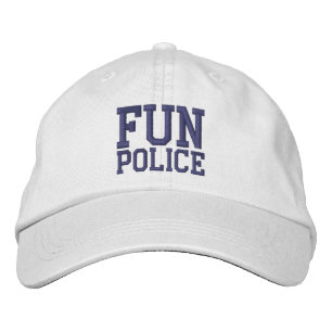 Fun Police Novelty Embroidered Hat