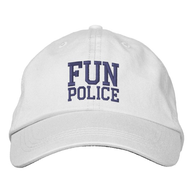 Fun Police Novelty Embroidered Hat (Front)