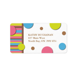 Fun Polk a Dot Address Labels