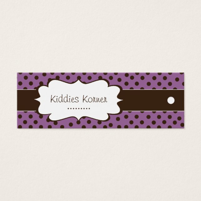 Fun Polk a Dot Hang Tags (Front)