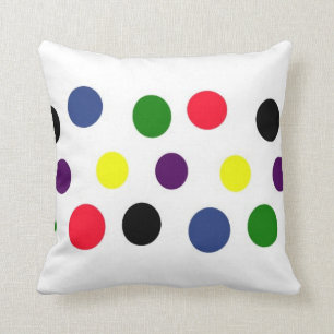 Fun Polka Dot Colours Cushion