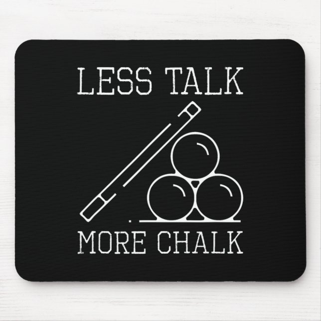 Fun Pool Player  Mouse Mat (Front)