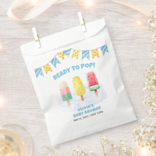 Fun Popcicle Ready To pop Ice Cream Baby Shower Favour Bags