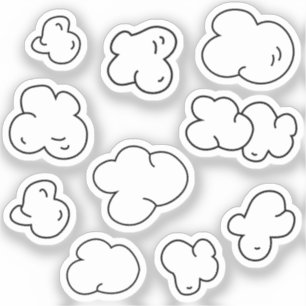 Fun POPCORN Stickers