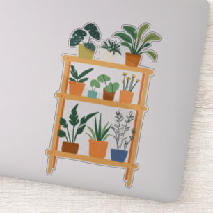 Fun Potted Houseplants Illustration