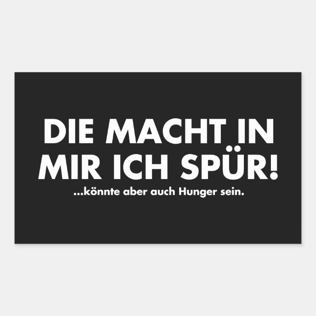 Fun Power in Me Rectangular Sticker (Front)