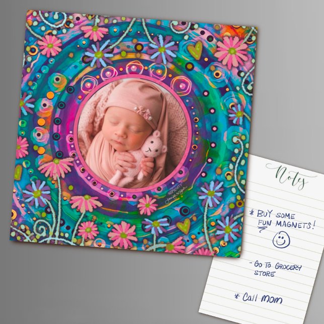 Fun Pretty Family Photo Colourful Floral (Creator Uploaded)