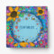 Fun Pretty Floral Bumblebee ONE WORD Custom Plaque