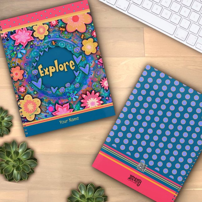 Fun Pretty Floral Explore Cheerful Inspirivity Planner (Creator Uploaded)