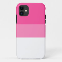 Fun Pretty Two Tone Candy Pink Cool White Stripes