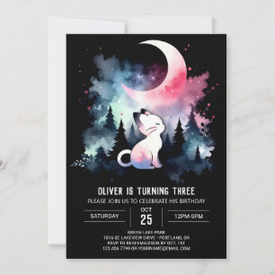 Fun Printable Cat Birthday Invitation