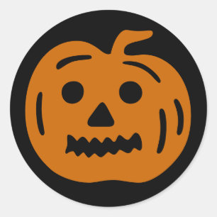 Fun Pumpkin Halloween Sticker