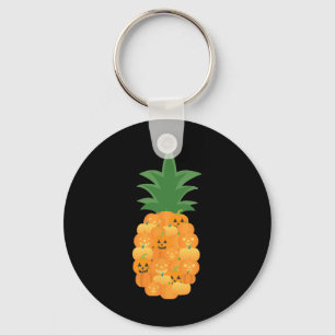 Fun Pumpkin Party Costume For Pineapple Lover Key Ring