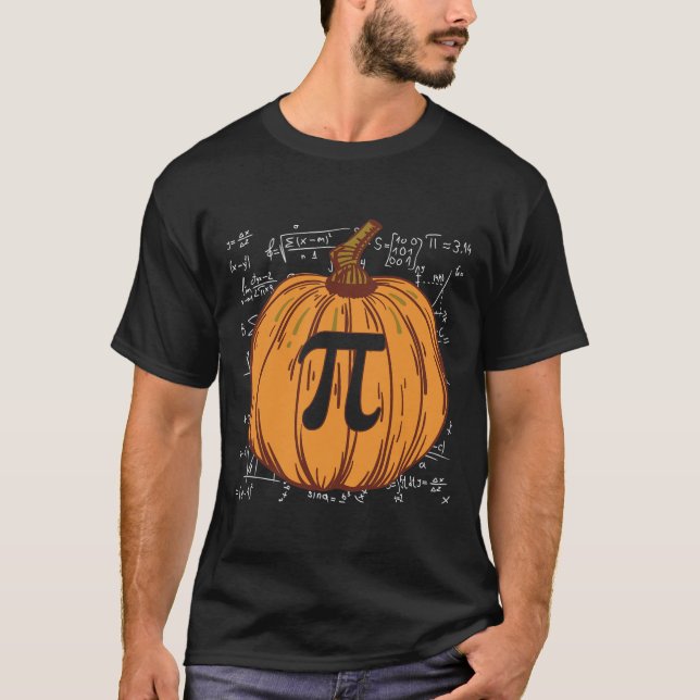 Fun Pumpkin Pie Halloween Fall Thanksgiving Pumpki T-Shirt (Front)