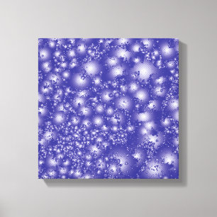 Fun PURPLE Abstract Ink Super Splash pattern Canvas Print
