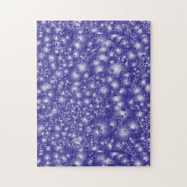 Fun PURPLE Abstract Ink Super Splash pattern Jigsaw Puzzle (Vertical)