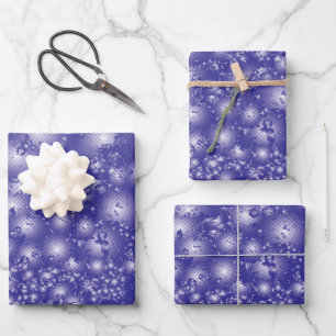 Fun PURPLE Abstract Ink Super Splash pattern Wrapping Paper Sheet