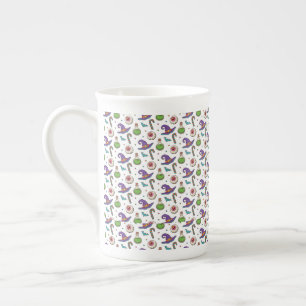 Fun Purple Halloween,Green Magic Witchy Bottle Bone China Mug