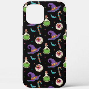 Fun Purple Halloween,Green Magic Witchy Bottle iPhone 12 Pro Max Case