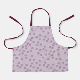 Fun Purple Polkadots Apron