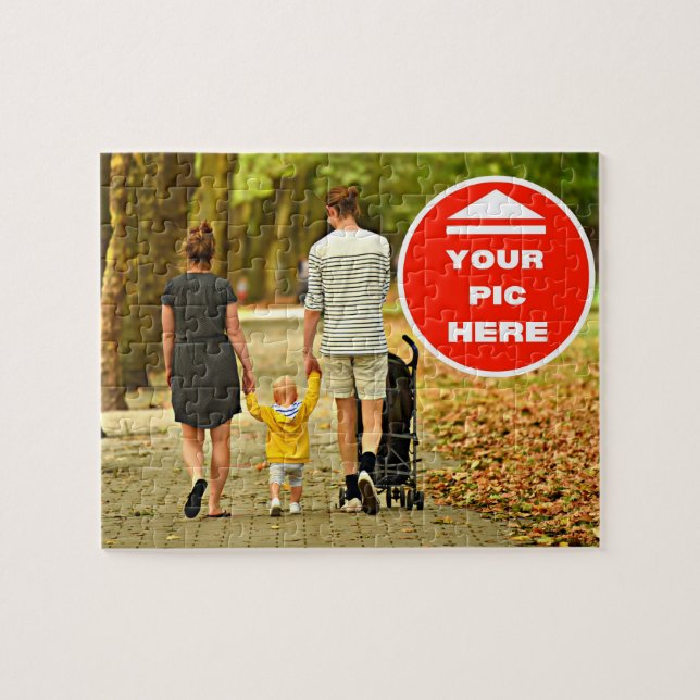 Fun! Puzzle - Personalised -8" x 10", 110 pieces   (Horizontal)