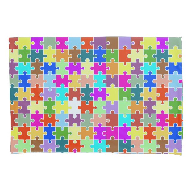 Fun Puzzle Pillowcase (Front)