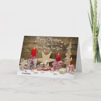 Fun QR-code Christmas tree musical video card