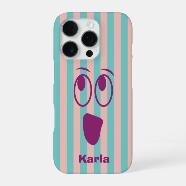 Fun Quirky Ghost Face iPhone Case (Back)