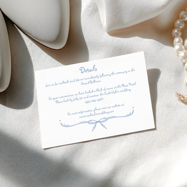 Fun Quirky Hand Drawn Doodle Wedding Enclosure Card (Creator Uploaded)
