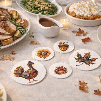 Fun & Quirky Thanksgiving Cute Autumn Party Confetti