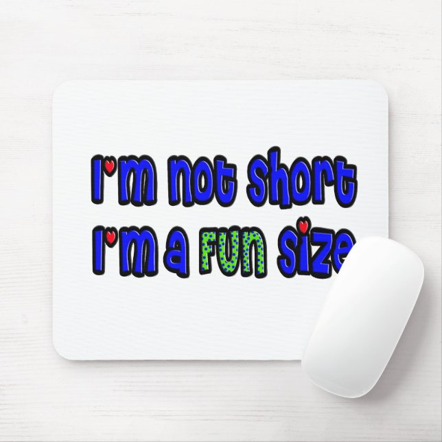 Fun Quote About Short People Mouse Mat (With Mouse)