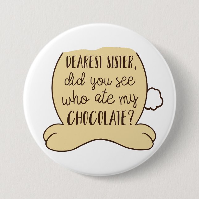 Fun Quote Easter Humour Bunny Butt Cottontail Cute 7.5 Cm Round Badge (Front)