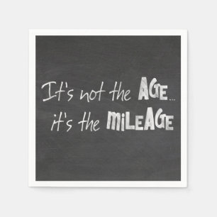 fun quote on black chalkboard napkin