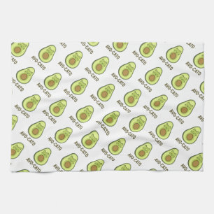 Fun Quote Saying Avo Cato Humour Cat Avocado  Tea Towel