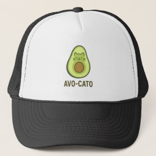 Fun Quote Saying Avo Cato Humour Cat Avocado Trucker Hat