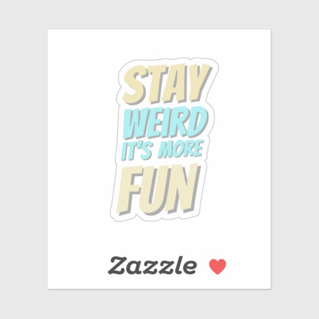 Fun Quote Sticker  (Sheet)
