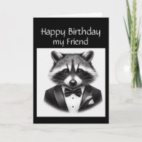 Fun Racoon Friend a True Gentleman Racoon 