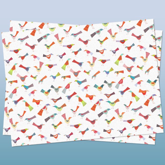 Fun Rainbow Bird Tissue Paper (Rainbow bird fun tissue paper)