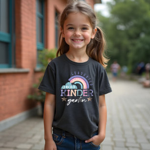 Fun Rainbow Graduated Kindergarten Class of 2022 Tri-Blend Shirt