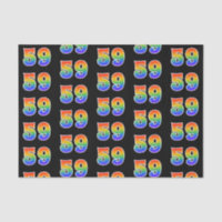 Fun Rainbow Spectrum Pattern "59" Event Number