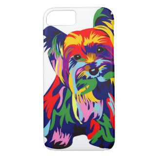 Fun Rainbow Yorkie iPhone 8/7 Case