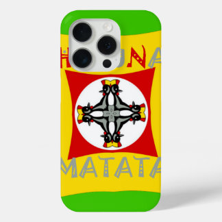 Fun Rasta Colour Red Golden Green iPhone 15 Pro Case