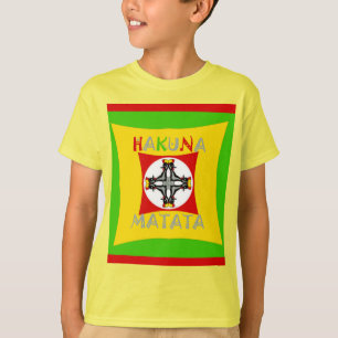 Fun Rasta Colour Red Golden Green T-Shirt