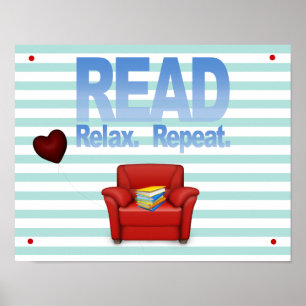 Fun Read, Relax, and Repeat Literacy Print