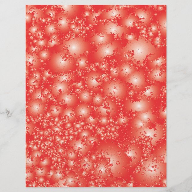 Fun RED Abstract Ink Super Splash pattern (Front)