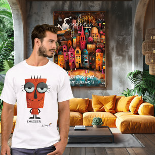 Fun red character Illustration swagger By Design T-Shirt