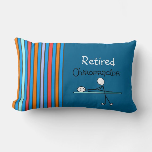 Fun Retired Chiropractor Pillow (Front)
